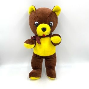 Vintage Teddy Bear Plush Stuffed
Animal Toys Brown Yellow
Carnival Prize.